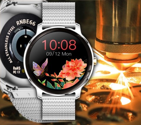 Smartwatch Damski RUBICON RNBE66 Silver SMARUB123