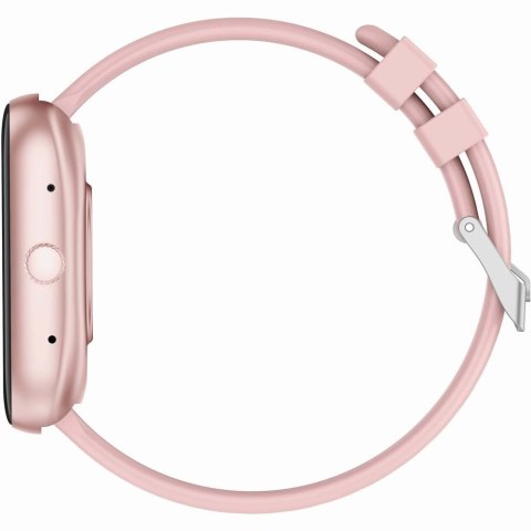 Smartwatch Damski GRAVITY GT18-1 Różowy Pasek Silikonowy + Czarny Pasek