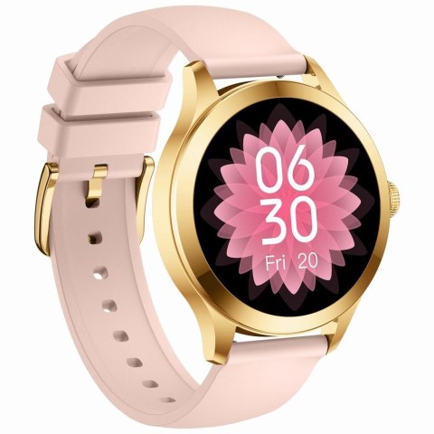 Smartwatch Gravity Różowo Złoty 2 Paski GT25-1 PRO