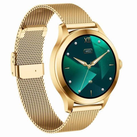 Smartwatch Gravity Różowo Złoty 2 Paski GT25-1 PRO