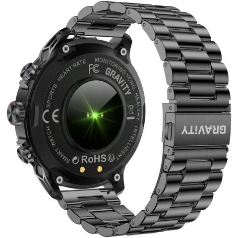 Smartwatch Gravity Czarny Pasek + Bransoleta GT41-2