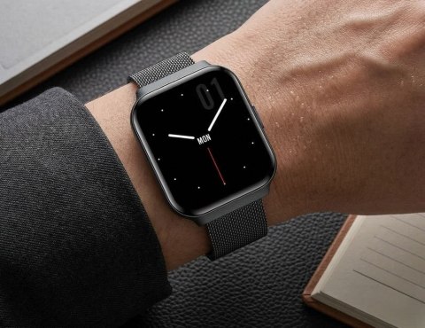 Smartwatch Gravity Czarny Pasek + Bransoleta GT44-5