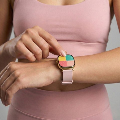 Smartwatch Gravity Złoty Bransoleta + Pasek GT32-1