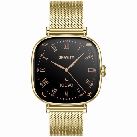 Smartwatch Gravity Złoty Bransoleta + Pasek GT32-1