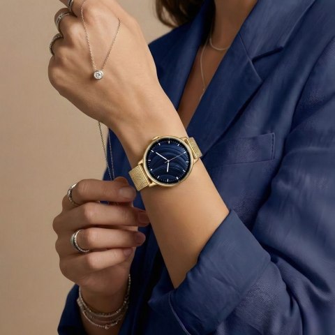 Smartwatch Gravity Złoty Bransoleta + Pasek GT33-2