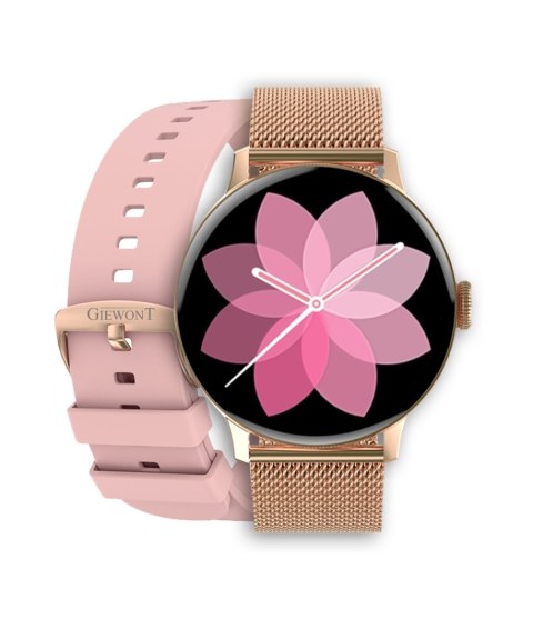 Smartwatch Damski GIEWONT Różowe Złoto GW330-1